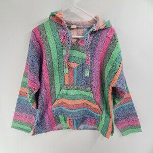 Retro Molina Mexico Baja Multi Colored Men's Hoodie sz. medium